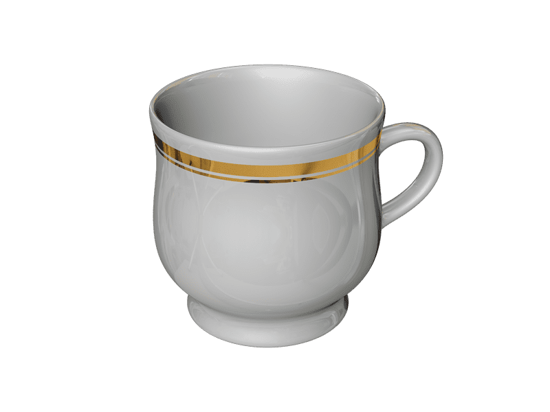 Golden Line Coffee Mug Golden Line Coffee Mug