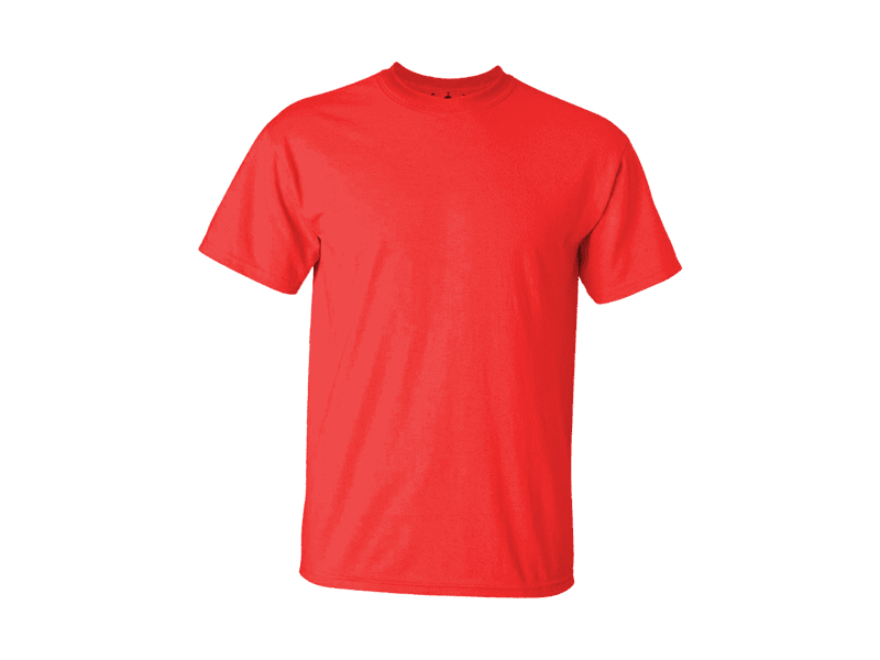 Red t on sale shirt plain